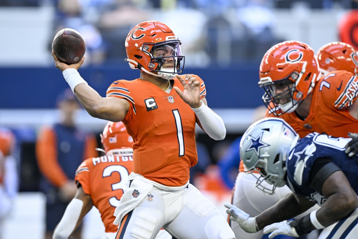 While Justin Fields has yet to come into his own as a passer, the Bears haven't done him any favors by putting a poor supporting cast around him.